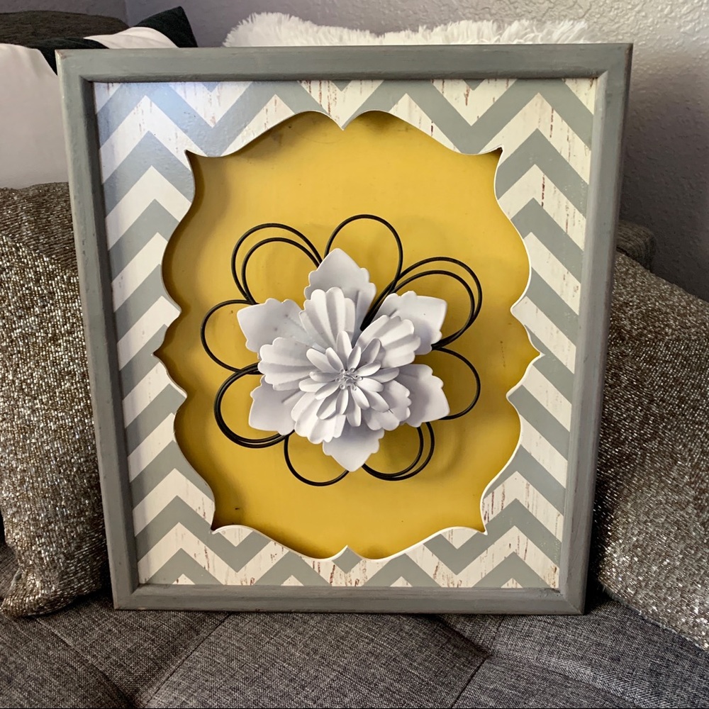 NEW 3D Metal flower wall picture hanging